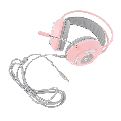 Tofficu Gaming Kopfhörer Mit Mikrofon Kabelgebundenes Headset Für PC Stereo Surround Sound Noise Cancelling Verstellbares Design Für Komfortables Gaming Erlebnis von Tofficu