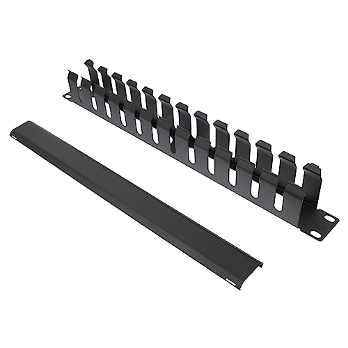 Tofficu Kabelmanagement Metall Slot Rackmontage für Netzwerkkabel Verstellbar Langlebig für Server Racks Netzwerkgeräte Einfache Installation Hohe von Tofficu