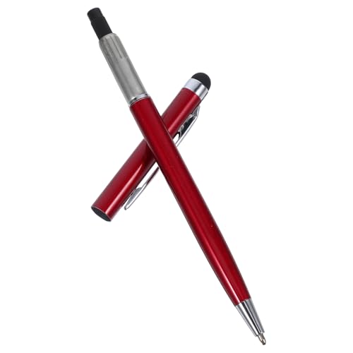 Tofficu Kapazitiver Bildschirmstift Kugelschreiber kapazitive Berührung Eingabestifte Tablet-Stift für Touchscreen Stifte für Touchscreens Stift mit Stylus Telefonstift rot von Tofficu