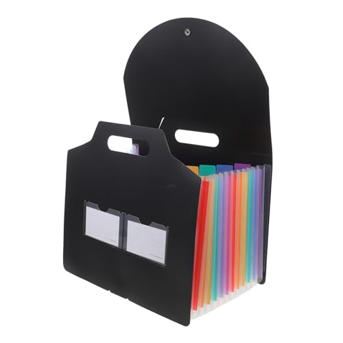 Tofficu Ordner Organpaket Veranstalter Faltbar Ordner-organizer Dateiordner Lagerung Handwerkspeicherorganisator Dokumentordner Dateiorganisator Datei-organizer Ba Bindemittel Black Pp von Tofficu