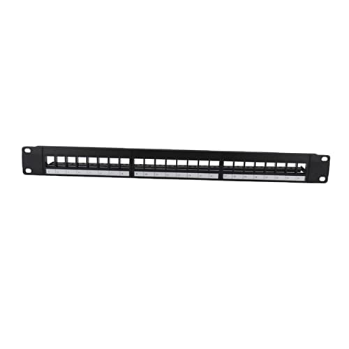 Tofficu Patchpanel mit Anschlüssen Wandmontierbar für Cat Module Langlebig Rostbeständig für Büro Serverraum Einfache Installation Tofficu Patchpanel mit Anschlüssen Wandmontierbar für Cat Module Langlebig Rostbeständig für Büro Serverraum Einfache Installation von Tofficu