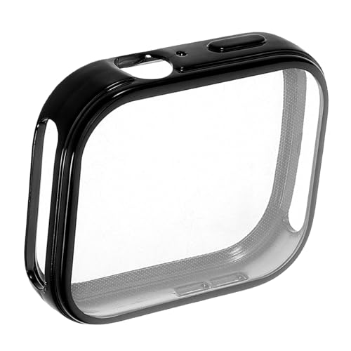 Tofficu Smartwatch-Schutzhülle Zifferblattschutz wasserdichter Hartschalenkoffer Beobachten Sie Cover Handy Uhrengehäuse STK Black von Tofficu