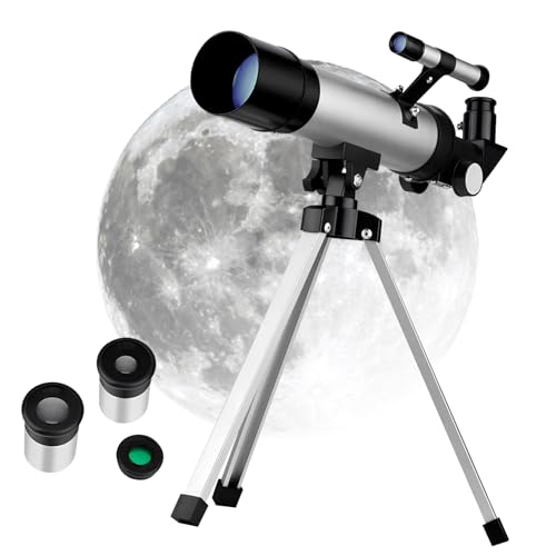 Tofficu Teleskop Sternbeobachtung Astronomie Stativ Skywatcher Dobsonian Beobachtung Zubehör Refraktives Okular Silber Kunststoff von Tofficu
