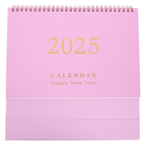 Tofficu Tischkalender 2024-2025 18 Monate Schreibtisch Flip Kalender Stehkalender Juli 2024 - Dezember 2025 Stand Up Desk Zeitplan Kalender für Büro von Tofficu