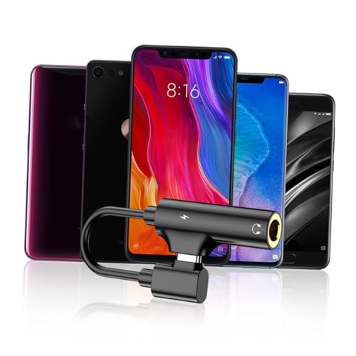 Tofficu Type C Audio Adapter Ladegerät Kabel für USB C Smartphones Hören Gleichzeitig Aufladen Kompatibel mit Mehr Schwarz Tofficu Type C Audio Adapter Ladegerät Kabel für USB C Smartphones Hören Gleichzeitig Aufladen Kompatibel mit Mehr Schwarz von Tofficu