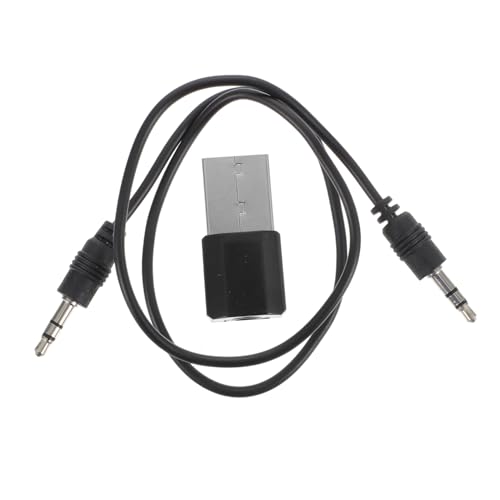 Tofficu USB Audio Empfänger Aux Adapter für Stereo Lautsprecher Verbindung für Tv PC Kompakt USB Betrieben bis Schwarz von Tofficu