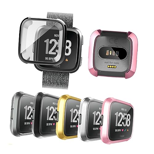 Tofficu Uhr Schutzhülle TPU Silikon Gehäuse für Stoßfestes Design Kratzschutz Modisches Accessoire für Sport Goldfarben Tofficu Uhr Schutzhülle TPU Silikon Gehäuse für Stoßfestes Design Kratzschutz Modisches Accessoire für Sport Goldfarben von Tofficu