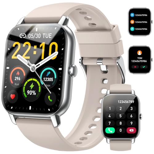Togala Smartwatch Damen Herren mit Telefonfunktion, 1,85" HD Touch Fitnessuhr mit Pulsuhr und Schlafanalyse Fitness Tracker, Smart Watch mit 114+Sportmodi IP68 Wasserdicht Sportuhr für iOS Andriod Togala Smartwatch Damen Herren mit Telefonfunktion, 1,85" HD Touch Fitnessuhr mit Pulsuhr und Schlafanalyse Fitness Tracker, Smart Watch mit 114+Sportmodi IP68 Wasserdicht Sportuhr für iOS Andriod von Togala