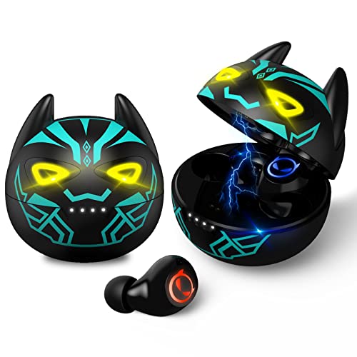 Togetface Bluetooth Headphones in Ear, Cute Wireless with Microphone and Charging Case, 32H Playtime IPX5 Waterproof Stereo Sound Earphones Dual Modes Low Latency Gaming Headphones for iPhone von Togetface