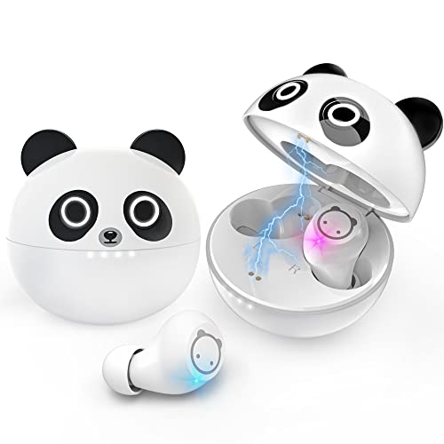 Panda Wireless Headphones, Bluetooth Wireless Headphones In Ear IPX5 Waterproof with Microphones and Quick Charging Case, 32 Hours Playtime, Touch Buttons Headset for Smartphone Panda Wireless Headphones, Bluetooth Wireless Headphones In Ear IPX5 Waterproof with Microphones and Quick Charging Case, 32 Hours Playtime, Touch Buttons Headset for Smartphone von Togetface