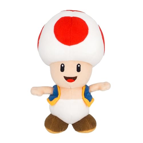 Together Plus TOGETHERPLUS Peluche Toad Rouge 20 cm Together Plus TOGETHERPLUS Peluche Toad Rouge 20 cm von Together Plus