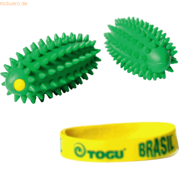 Togu Ergonomiehandtrainer Brasil 470636 11x5cm grün 2 Stück Togu Ergonomiehandtrainer Brasil 470636 11x5cm grün 2 Stück von Togu