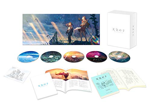 【Amazon.co.jp限定】「天気の子」Blu-rayコレクターズ・エディション 4K Ultra HD Blu-ray同梱5枚組【初回生産限定】(Amazon.co.jp限定:描き下ろしA4クリアファイル+描き下ろしフォトフレームクロック+オリジナルアンブレラカバー(長傘用)付) von Toho