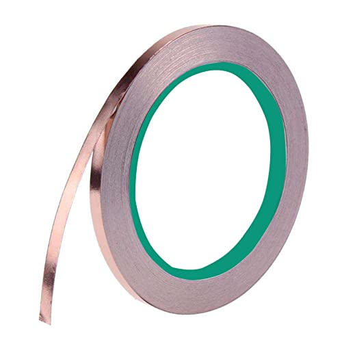 Tokaneit Kupferband Selbstklebendes Kupferfolienband Effizient EMI-Abschirmband Anti-Schnecken-Anlagenschutz,Leitfähige Klebstoffe für Elektrische Reparaturen und Löten 5mm*20M Tokaneit Kupferband Selbstklebendes Kupferfolienband Effizient EMI-Abschirmband Anti-Schnecken-Anlagenschutz,Leitfähige Klebstoffe für Elektrische Reparaturen und Löten 5mm*20M von Tokaneit