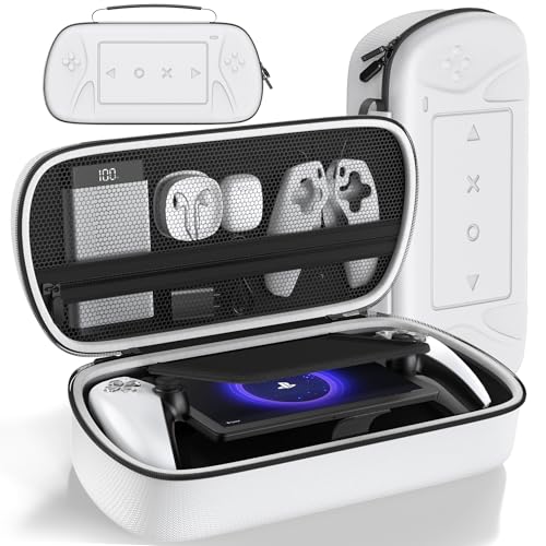 Tokluck Tasche für Playstation Portal Remote Player, Harte Tragetasche für Playstation Portal Zubehör, Reisetasche Hülle Aufbewahrungstasche für PS Portal Zubehör Tokluck Tasche für Playstation Portal Remote Player, Harte Tragetasche für Playstation Portal Zubehör, Reisetasche Hülle Aufbewahrungstasche für PS Portal Zubehör von Tokluck