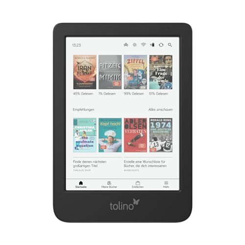 Tolino Shine Color Liseuse Écran Tactile 16 Go WiFi Noir von Tolino