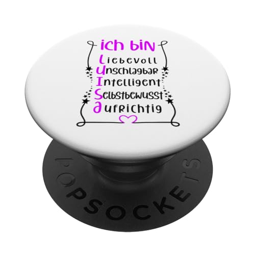 Für die beste Schwester oder beste Mama - Ich bin Luisa PopSockets Klebender PopGrip Für die beste Schwester oder beste Mama - Ich bin Luisa PopSockets Klebender PopGrip von Toller Mensch mit Name und Eigenschaften