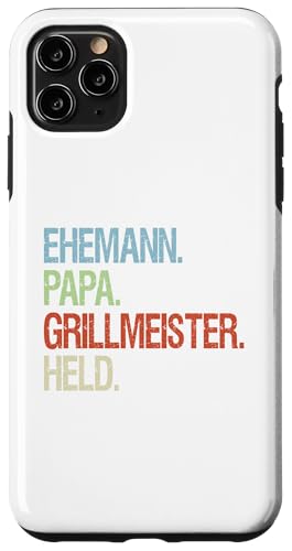 Ehemann Papa Grillmeister Held Vatertag Vintage Griller Hülle für iPhone 11 Pro Max Ehemann Papa Grillmeister Held Vatertag Vintage Griller Hülle für iPhone 11 Pro Max von Toller Vater Grill Spruch Für Familienvater