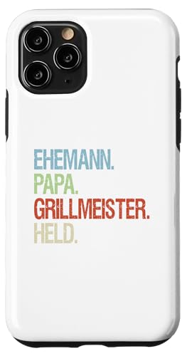 Ehemann Papa Grillmeister Held Vatertag Vintage Griller Hülle für iPhone 11 Pro Ehemann Papa Grillmeister Held Vatertag Vintage Griller Hülle für iPhone 11 Pro von Toller Vater Grill Spruch Für Familienvater