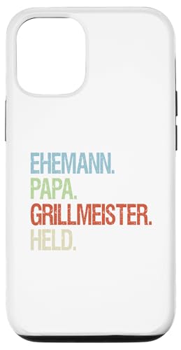 Ehemann Papa Grillmeister Held Vatertag Vintage Griller Hülle für iPhone 12/12 Pro Ehemann Papa Grillmeister Held Vatertag Vintage Griller Hülle für iPhone 12/12 Pro von Toller Vater Grill Spruch Für Familienvater