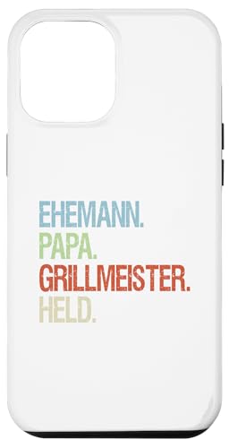 Ehemann Papa Grillmeister Held Vatertag Vintage Griller Hülle für iPhone 12 Pro Max von Toller Vater Grill Spruch Für Familienvater