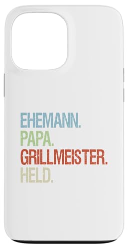 Ehemann Papa Grillmeister Held Vatertag Vintage Griller Hülle für iPhone 13 Pro Max von Toller Vater Grill Spruch Für Familienvater