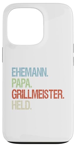 Ehemann Papa Grillmeister Held Vatertag Vintage Griller Hülle für iPhone 13 Pro Ehemann Papa Grillmeister Held Vatertag Vintage Griller Hülle für iPhone 13 Pro von Toller Vater Grill Spruch Für Familienvater