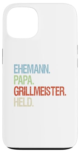 Ehemann Papa Grillmeister Held Vatertag Vintage Griller Hülle für iPhone 13 von Toller Vater Grill Spruch Für Familienvater