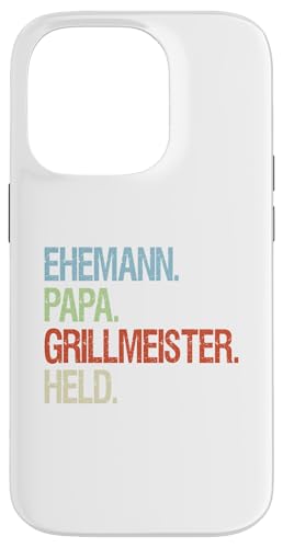 Ehemann Papa Grillmeister Held Vatertag Vintage Griller Hülle für iPhone 14 Pro Ehemann Papa Grillmeister Held Vatertag Vintage Griller Hülle für iPhone 14 Pro von Toller Vater Grill Spruch Für Familienvater