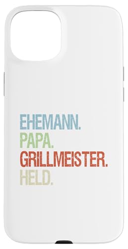 Ehemann Papa Grillmeister Held Vatertag Vintage Griller Hülle für iPhone 15 Plus Ehemann Papa Grillmeister Held Vatertag Vintage Griller Hülle für iPhone 15 Plus von Toller Vater Grill Spruch Für Familienvater