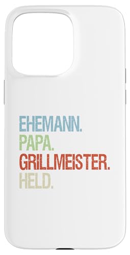 Ehemann Papa Grillmeister Held Vatertag Vintage Griller Hülle für iPhone 15 Pro Max Ehemann Papa Grillmeister Held Vatertag Vintage Griller Hülle für iPhone 15 Pro Max von Toller Vater Grill Spruch Für Familienvater