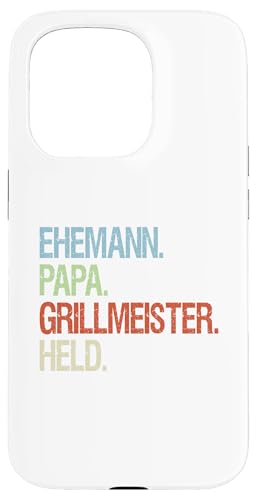 Ehemann Papa Grillmeister Held Vatertag Vintage Griller Hülle für iPhone 15 Pro Ehemann Papa Grillmeister Held Vatertag Vintage Griller Hülle für iPhone 15 Pro von Toller Vater Grill Spruch Für Familienvater