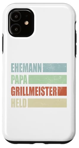 Ehemann Papa Grillmeister Held Vatertag Vintage Weihnachten Hülle für iPhone 11 Ehemann Papa Grillmeister Held Vatertag Vintage Weihnachten Hülle für iPhone 11 von Toller Vater Grill Spruch Für Familienvater