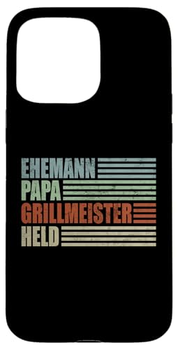 Ehemann Papa Grillmeister Held Vatertag Vintage Weihnachten Hülle für iPhone 15 Pro Max Ehemann Papa Grillmeister Held Vatertag Vintage Weihnachten Hülle für iPhone 15 Pro Max von Toller Vater Grill Spruch Für Familienvater