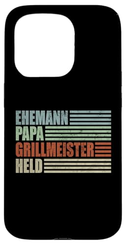 Ehemann Papa Grillmeister Held Vatertag Vintage Weihnachten Hülle für iPhone 15 Pro Ehemann Papa Grillmeister Held Vatertag Vintage Weihnachten Hülle für iPhone 15 Pro von Toller Vater Grill Spruch Für Familienvater