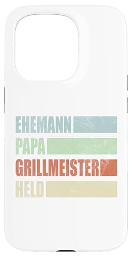 Ehemann Papa Grillmeister Held Vatertag Vintage Weihnachten Hülle für iPhone 15 Pro Ehemann Papa Grillmeister Held Vatertag Vintage Weihnachten Hülle für iPhone 15 Pro von Toller Vater Grill Spruch Für Familienvater