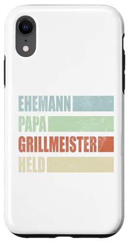 Ehemann Papa Grillmeister Held Vatertag Vintage Weihnachten Hülle für iPhone XR Ehemann Papa Grillmeister Held Vatertag Vintage Weihnachten Hülle für iPhone XR von Toller Vater Grill Spruch Für Familienvater