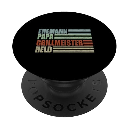 Ehemann Papa Grillmeister Held Vatertag Vintage Weihnachten PopSockets Klebender PopGrip Ehemann Papa Grillmeister Held Vatertag Vintage Weihnachten PopSockets Klebender PopGrip von Toller Vater Grill Spruch Für Familienvater