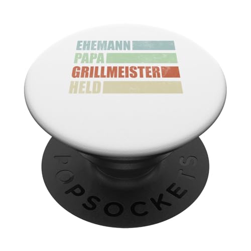 Ehemann Papa Grillmeister Held Vatertag Vintage Weihnachten PopSockets Klebender PopGrip Ehemann Papa Grillmeister Held Vatertag Vintage Weihnachten PopSockets Klebender PopGrip von Toller Vater Grill Spruch Für Familienvater