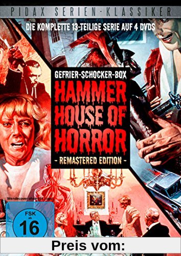 Gefrier-Schocker-Box: Hammer House of Horror - Remastered Edition / Die komplette 13-teilige Horror-Kultserie (Pidax Serien-Klassiker) [4 DVDs] von Tom Clegg