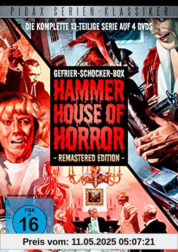 Gefrier-Schocker-Box: Hammer House of Horror - Remastered Edition / Die komplette 13-teilige Horror-Kultserie (Pidax Serien-Klassiker) [4 DVDs] von Tom Clegg
