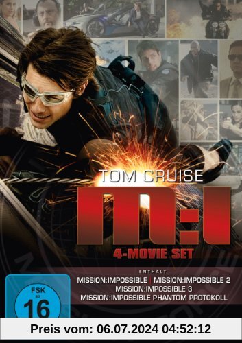 Mission: Impossible I-IV [4 DVDs] von Tom Cruise