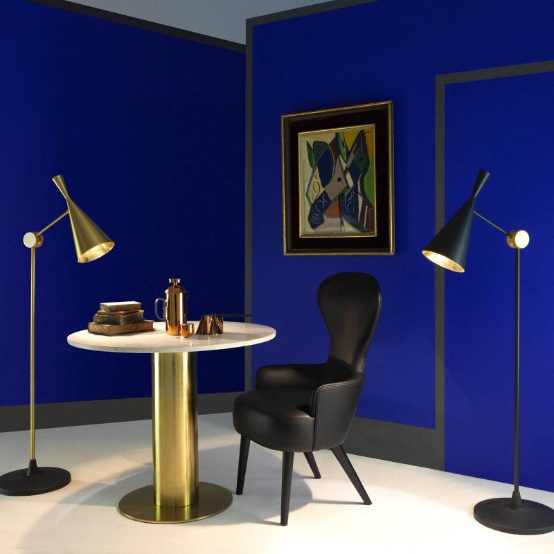 Tom Dixon Beat Floor Stehleuchte, schwarz von Tom Dixon