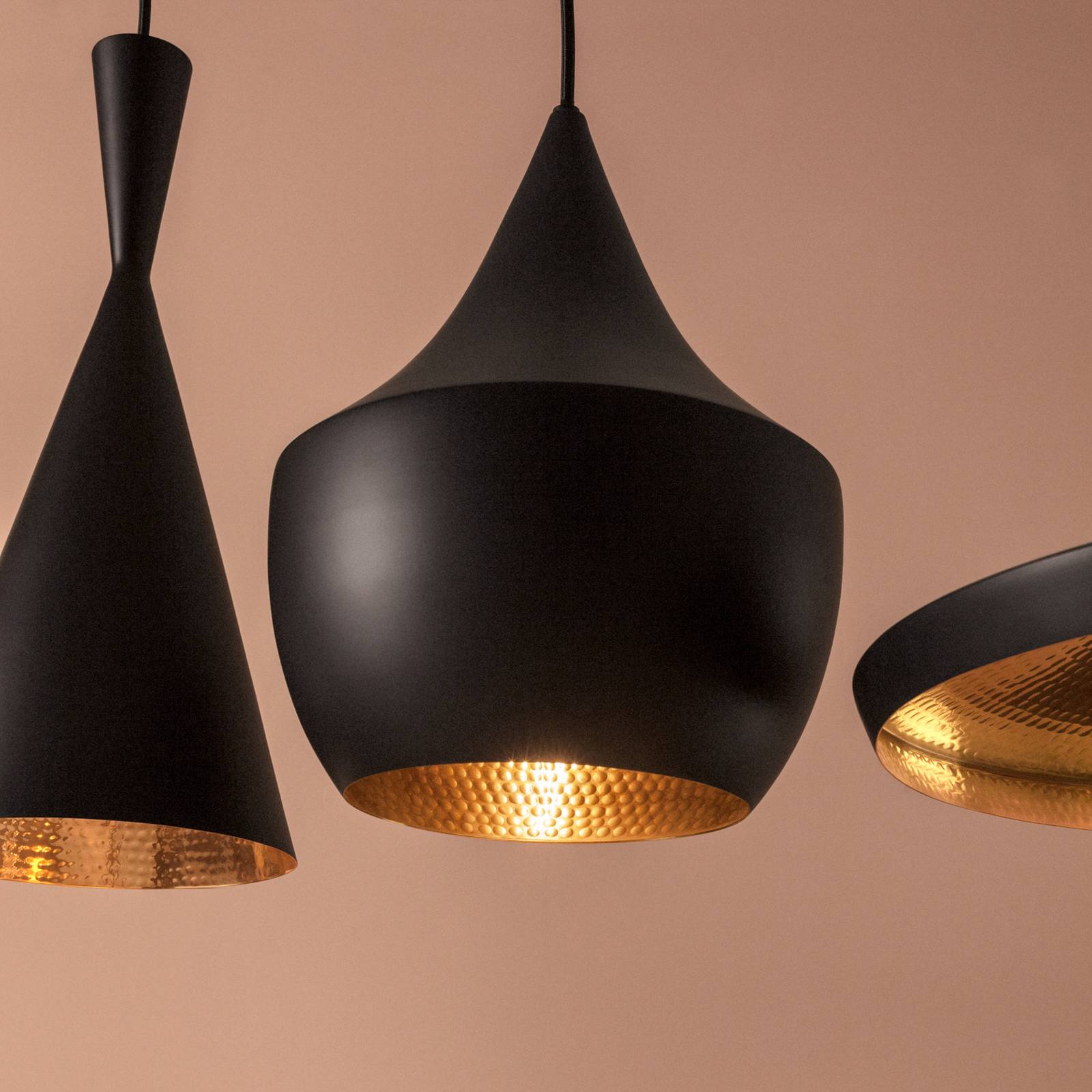 Tom Dixon Beat Range Linear Hängelampe 6fl schwarz von Tom Dixon