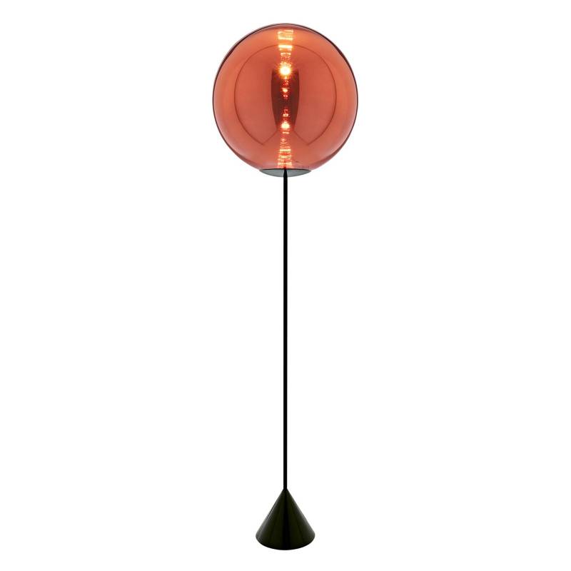 Tom Dixon Globe Cone LED-Stehleuchte, kupfer von Tom Dixon