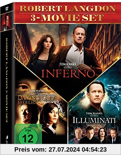 The Da Vinci Code - Sakrileg / Illuminati / Inferno (3er DVD Set) von Tom Hanks