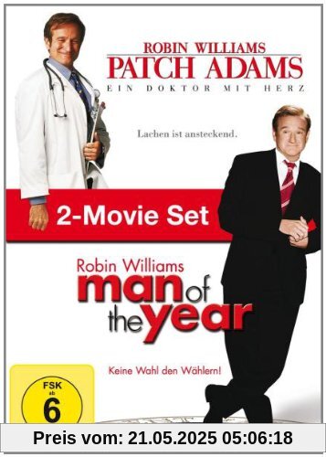 Patch Adams / Man of the Year [2 DVDs] von Tom Shadyac