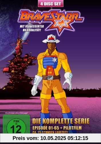 Bravestarr - Die komplette Serie (Episoden 1-65 + Pilotfilm) [4 DVDs] von Tom Tataranowicz