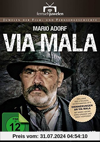 Via Mala (1-3) - Der Dreiteiler mit Mario Adorf plus Extras (Fernsehjuwelen) [2 DVDs] von Tom Toelle