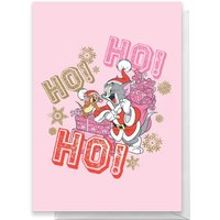 Tom And Jerry Ho! Ho! Ho! Greetings Card - Standard Card von Tom & Jerry